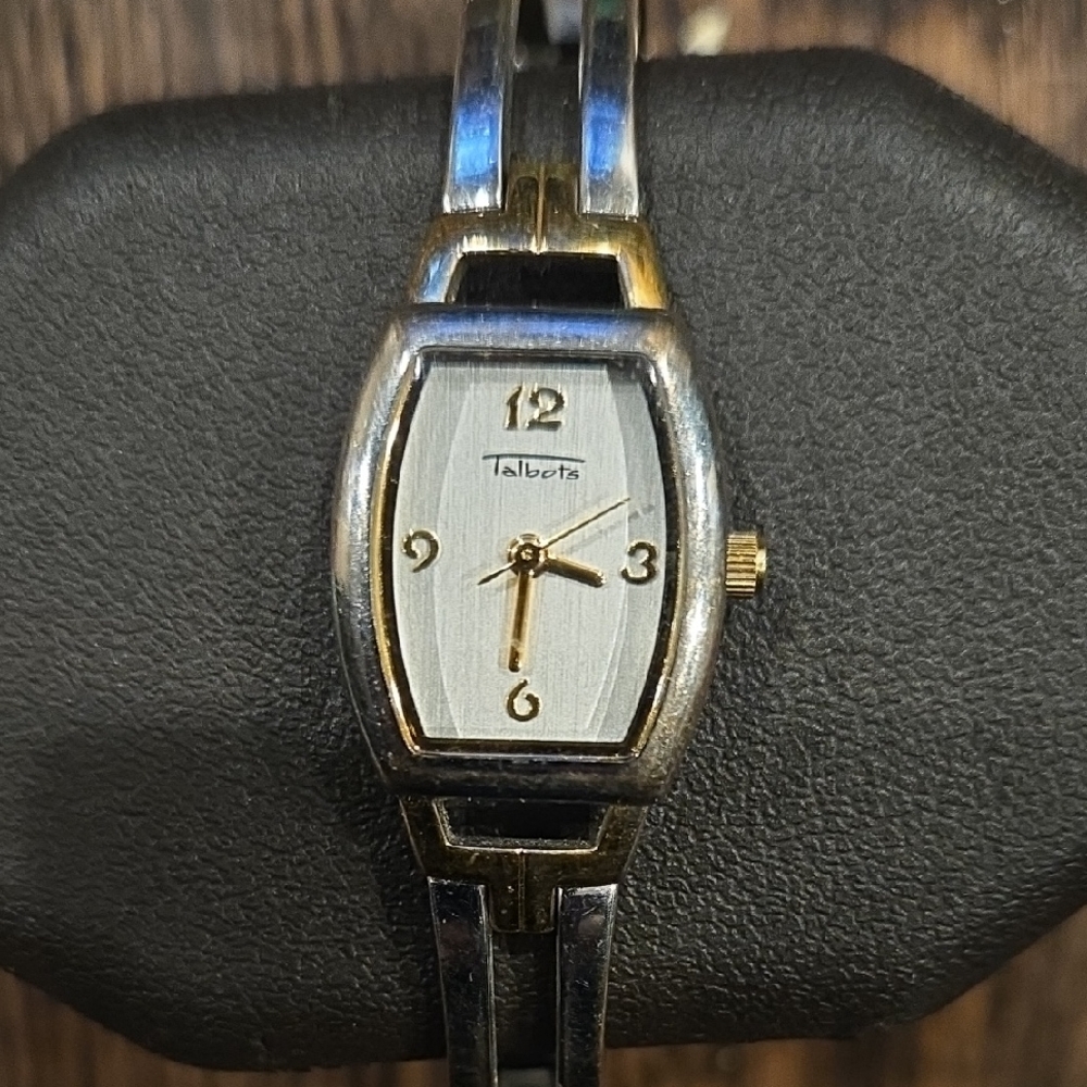 Talbots Two-Tone Gold and Silver Women's Watch